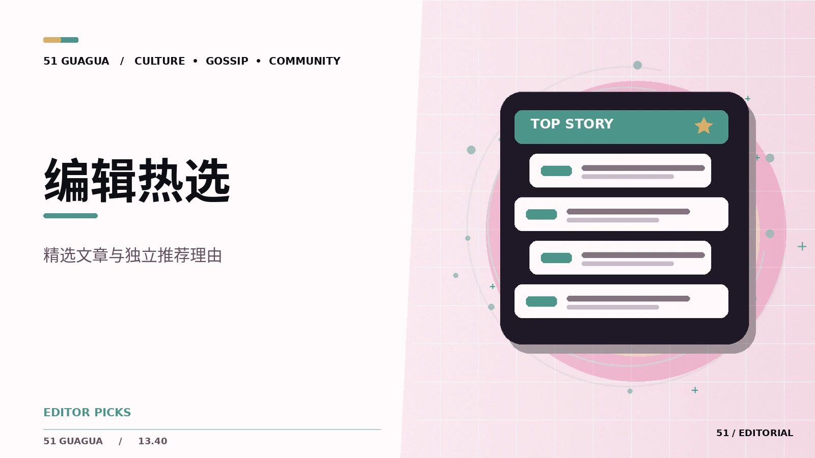 编辑推荐与热度排名有什么不同